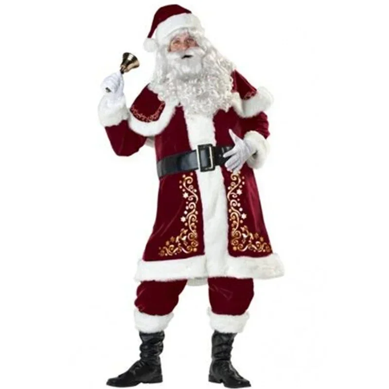 M-XXXL plus size men's Christmas clothing, men's Santa Claus clothing, printed Christmas clothing set