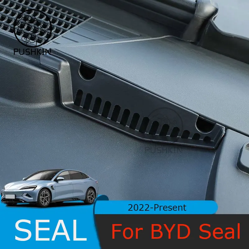 2PCS For Byd Seal  2022 2023 ATTO 4Front Engine Room Anti Blocking Cover Drainage Filter Screen Protective Cover Car Accessories