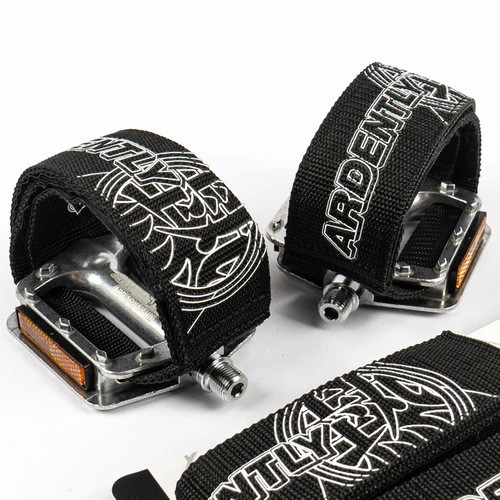 Ardently, 2 uds., correas de nailon para Pedal de bicicleta, correa con Clip para el dedo del pie, cinta adhesiva para pedales de bicicleta, piñón fijo, cubierta para bicicleta de carretera, piezas de ciclismo