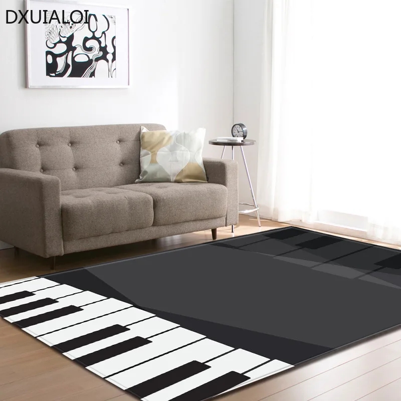 Nordic modern home decoration art piano carpet restaurant mat size custom area rugs for home living room  rugs for children room