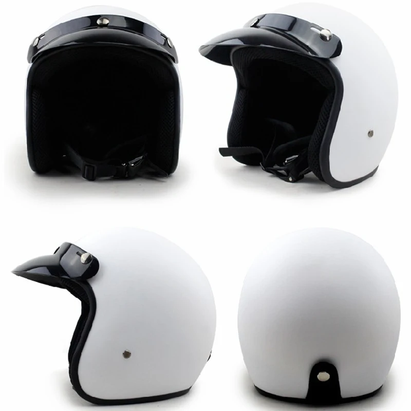 

AD Motorcycle Helmet Open Face Retro 3/4 Half Helmet scooter Vintage retro motorcycle safety helmet for four seasons half helmet