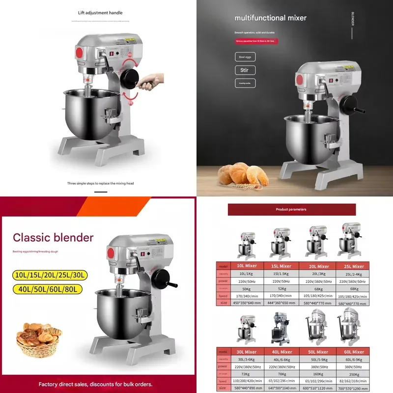 

YWM Certificate Commercial Dough Mixer and Spiral Dough Mixer for Professional Bakery Production