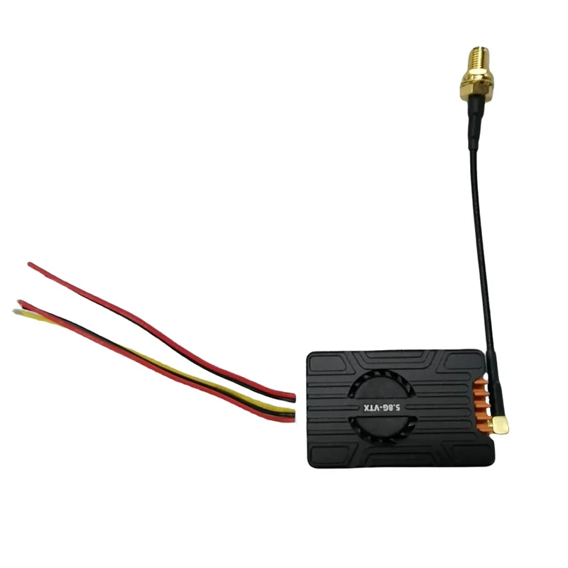 FX895T FPV VTX الارسال 5.8G 37CH 2500MW 2.5W 7-28V قابل للتعديل لطائرة RC FPV بدون طيار طويلة المدى كوادكوبتر، سهلة الاستخدام
