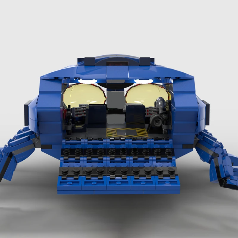 560pcs MOC DC Superheroes Blue Beetles Bug Super Heroes DCD Model Building Blocks Construction Toys Christmas Gifts Brick Kids view 2