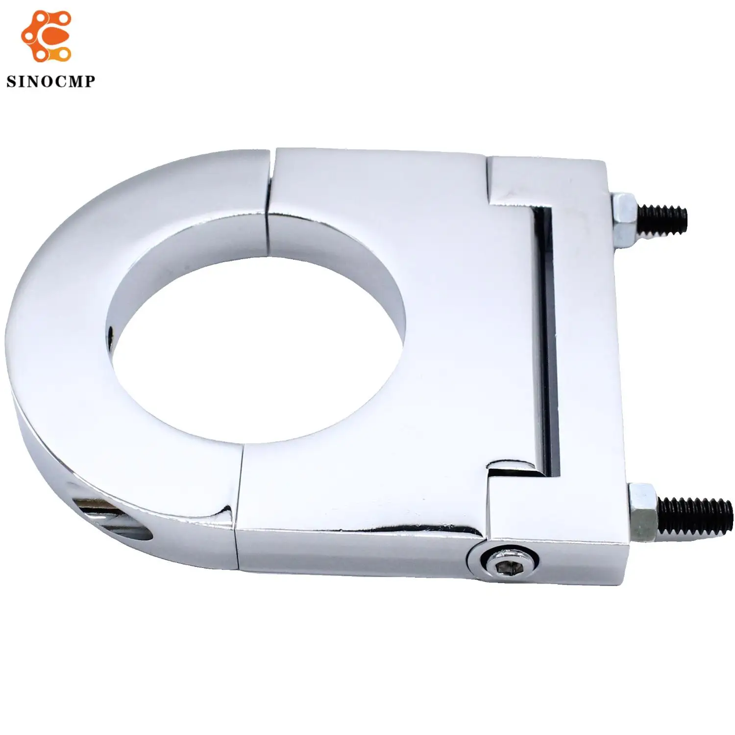 1Pcs Chrome Aluminum 2-1/2 inch Steering Column Drop 2.5 inch For 2 inch Columns SBC BBC 350 454 Steering Wheel Accessories