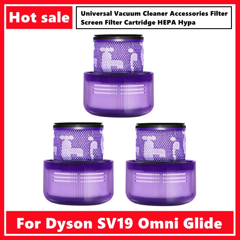 For Dyson Universal Vacuum Cleaner Accessories Filter Screen SV19 Omni Glide Filter Cartridge HEPA Hypa