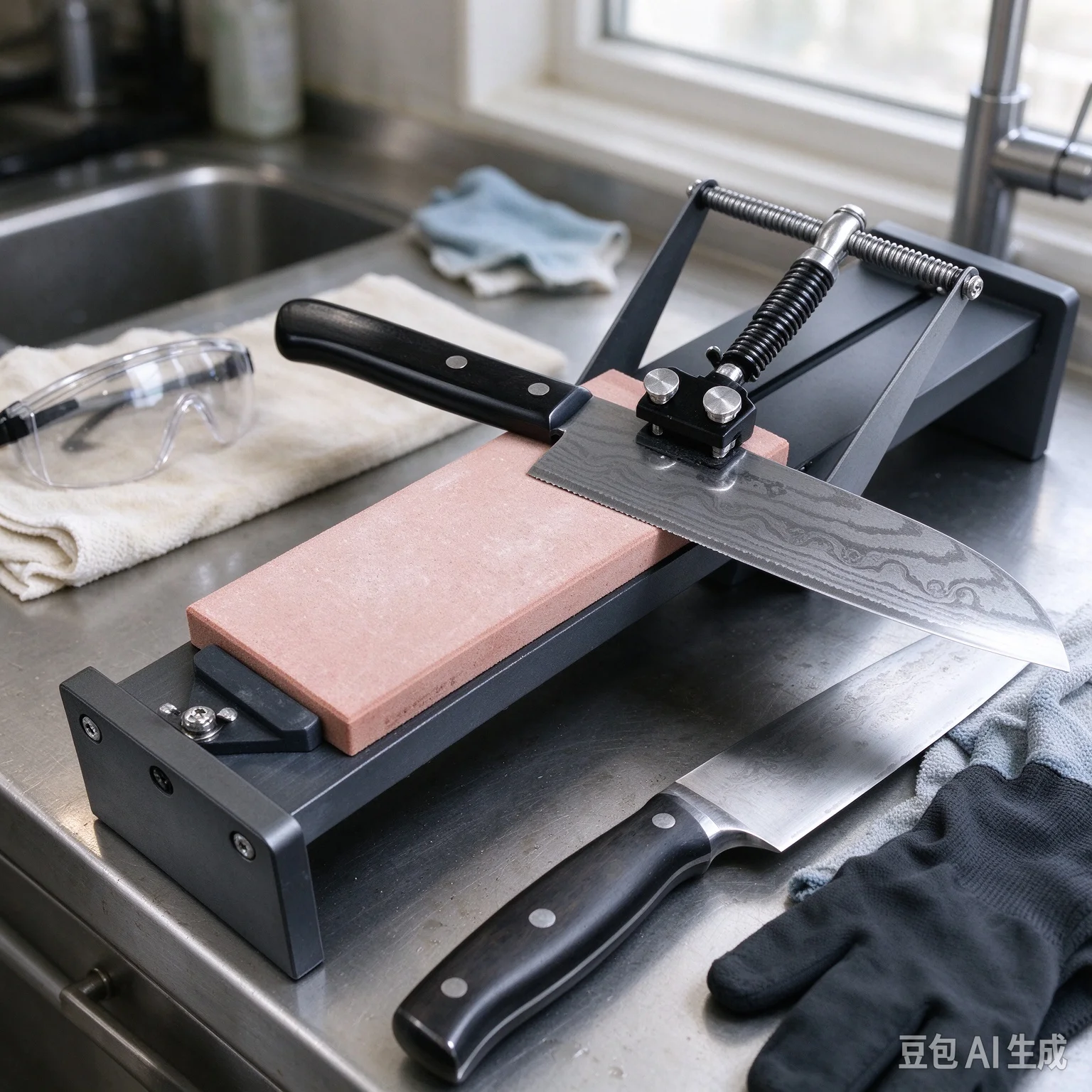 Multifunctional Fixed Angle Knife Sharpener Adjustable Professional Grindstone Sharpening Frame Whetstone Tool + 3 Types Fixture