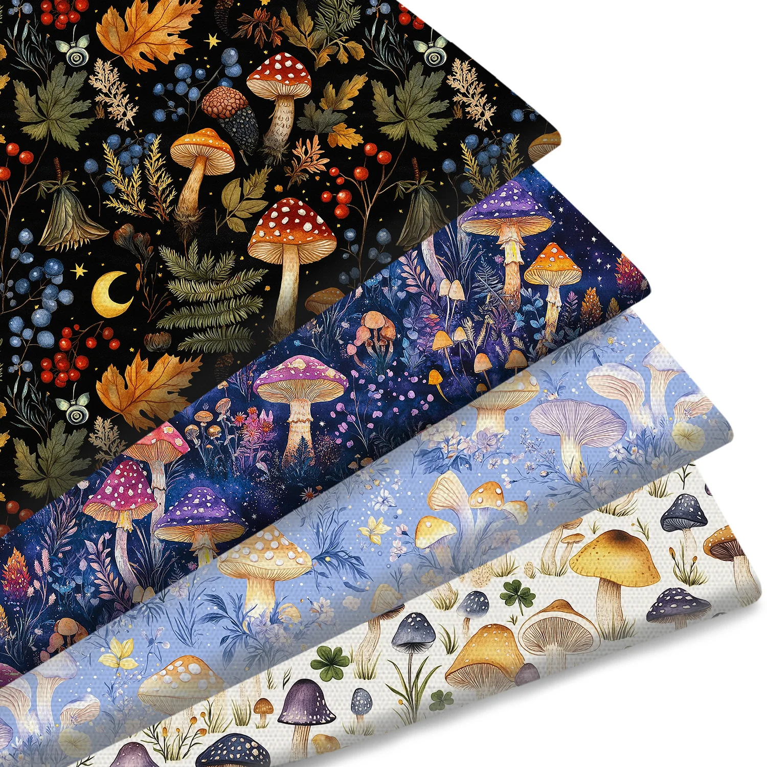 1 قطعة Precut 50x145 سنتيمتر الفطر البوليستر نسيج القطن ورقة ل خليط اللحف الخياطة DIY بها بنفسك حقيبة المحفظة صنع مشاريع ذاتية الصنع