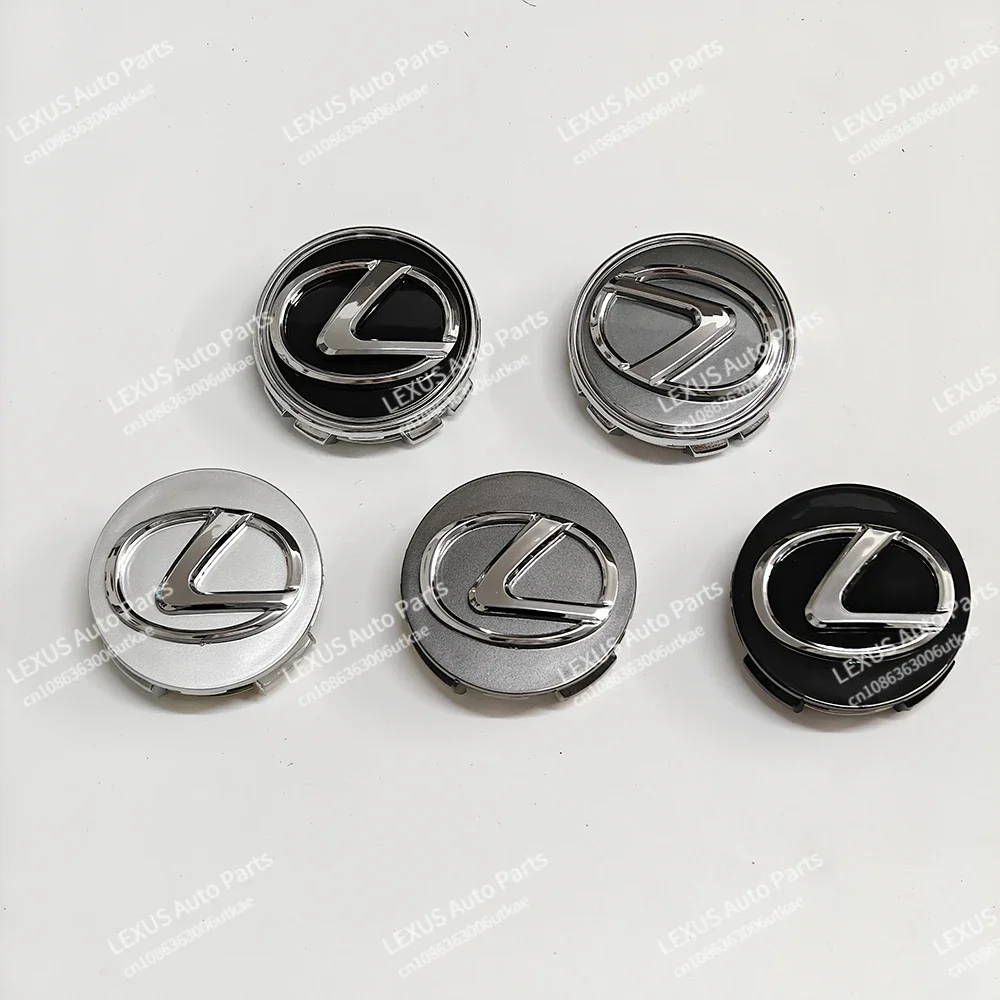 4pcs 62mm Wheel Hub Center Caps For Lexus Badge Cover Hubcaps for NX200T ES200 ES350 IS300 RX240 GS450h LS500h Car Accessories