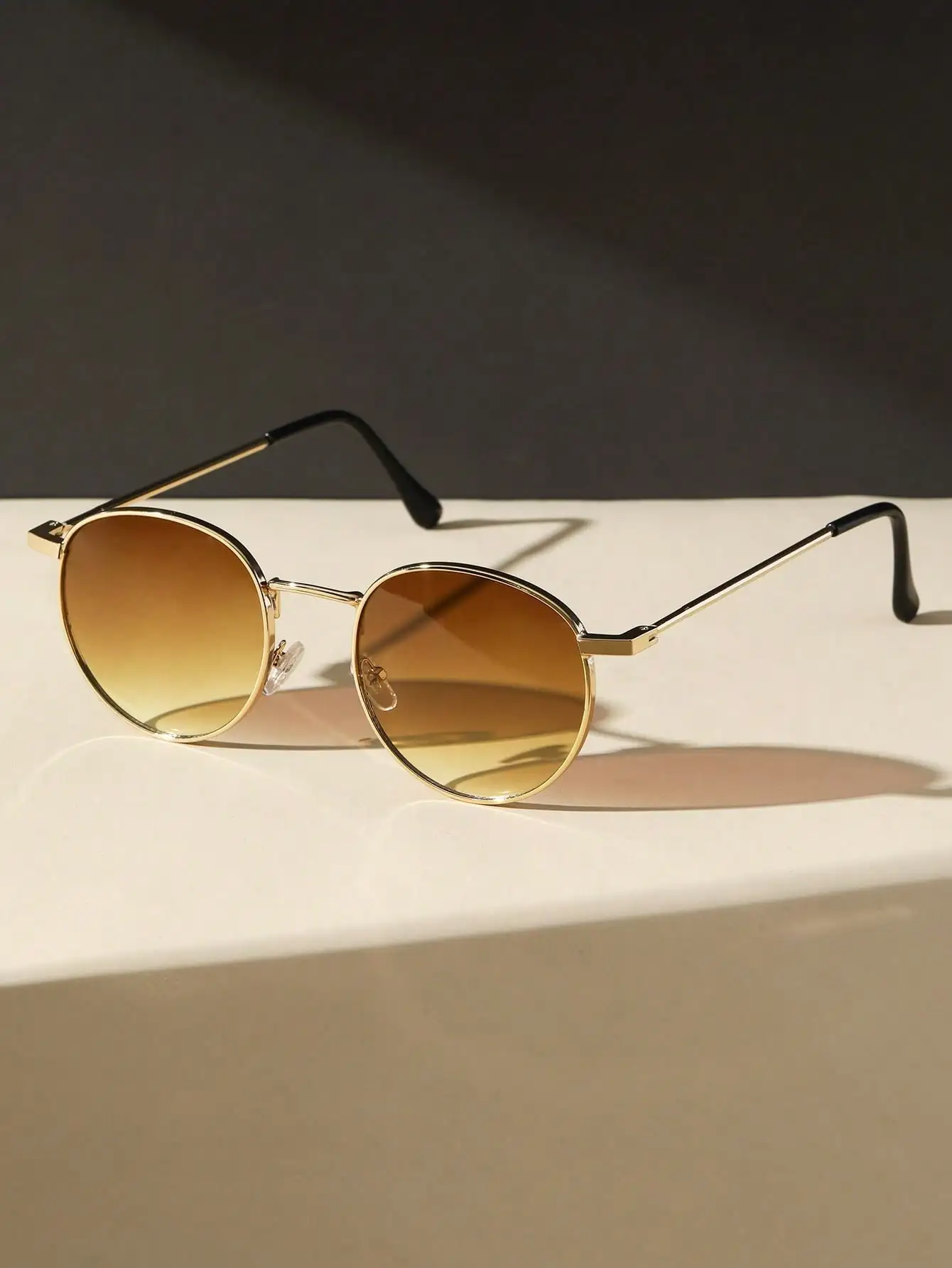1/2PCS Unisex Metal Round Frame Vintage Y2K Casual Sunglasses For Outdoor Daily Vacation Driving Clothing Accessories image 5