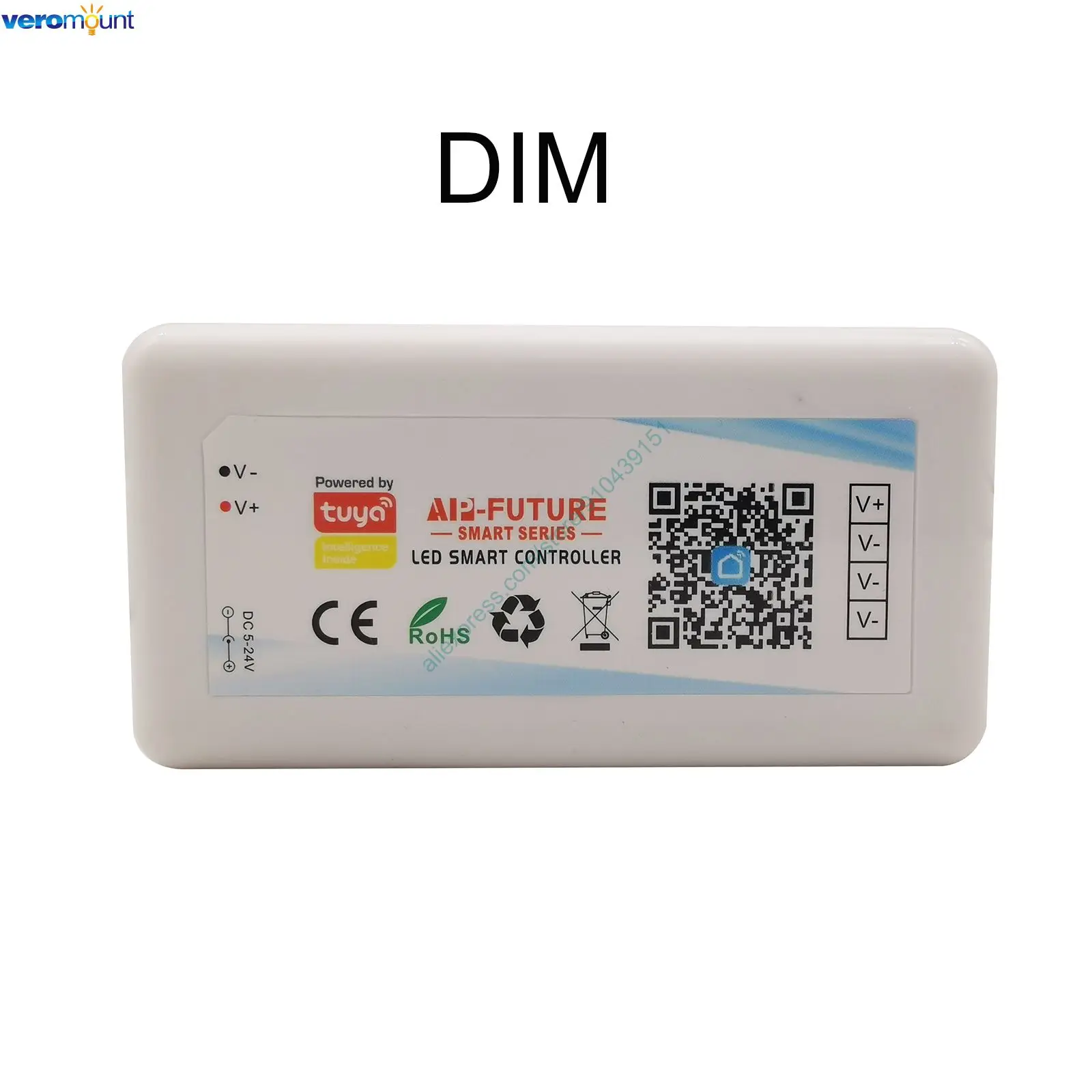 DC12V 24V Tuya Wifi Wireless LED Controller supporto iOs Android APP Alexa Google Voice Control per DIM CCT RGB RGBW RGBCCT Strip