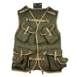 Chaleco D-Day WW2 réplica algodón puro uniforme soldado estadounidense