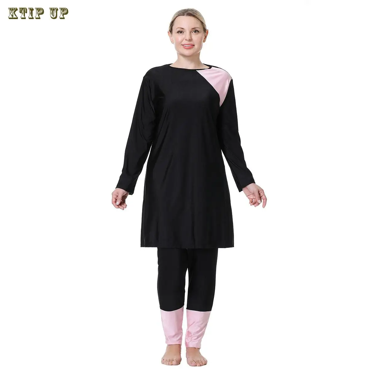 

Burkini Muslim Swimwear Modest Hijab Swimming Suit For Women Cover Ups Islamic Designer Fashion Long Sleeve Swimsuit Bathing