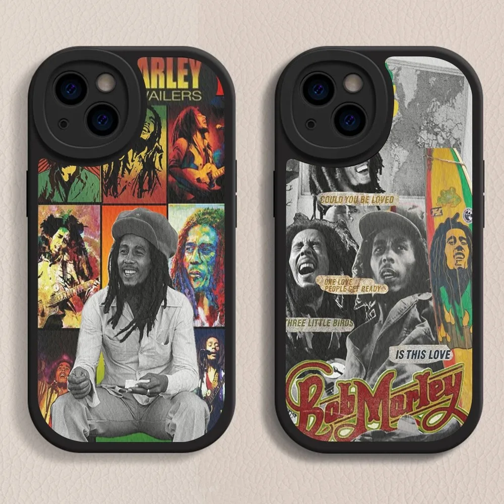 Reggae Wailing Wailers Bob Marley Phone Case Hard Leather For iPhone 16 15 14 13 12 Mini 11 14 Pro Max Xs X Xr 7 8 Plus Fundas