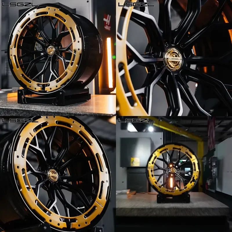 

i Forged Wheel Aero Kit Satin Black Centers 18 19 20 21 22 24 26 Inch 5x114.3 5x112 Rim 5x130 6x139.7 Wheel for Car