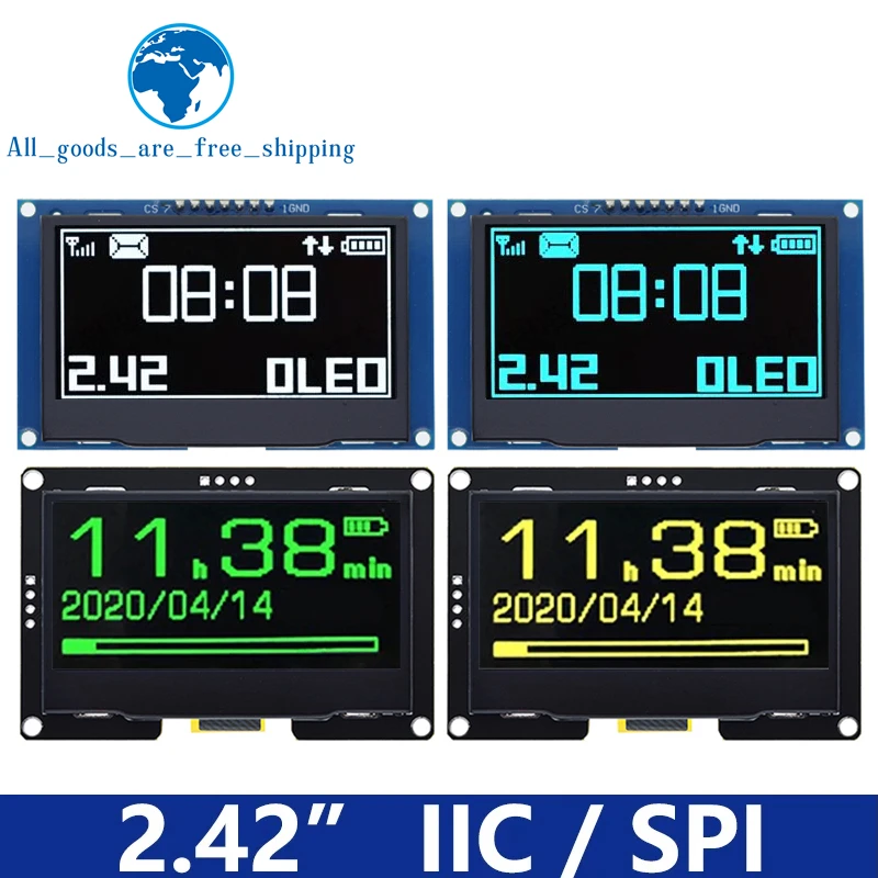 Spi i2c oled (модуль, iic, arduino, интерфейс) купить от 43,00 руб. Оптоэлектронные диспле на 1rub.ru