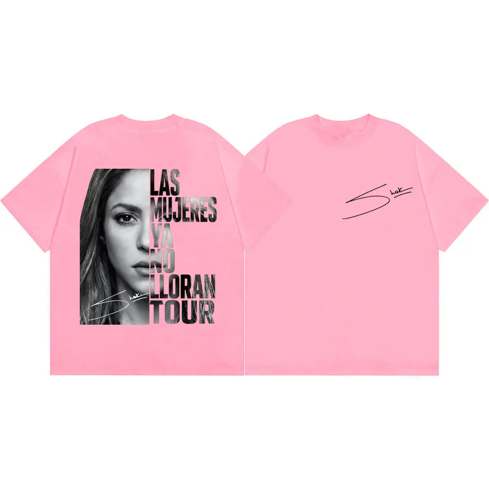 Shakira Las Mujeres Ya No Lloran World Tour 2026 Grafik-T-Shirts für Männer und Frauen, Vintage-Ästhetik-T-Shirts, lässiges Mode-T-Shirt – Detail 5
