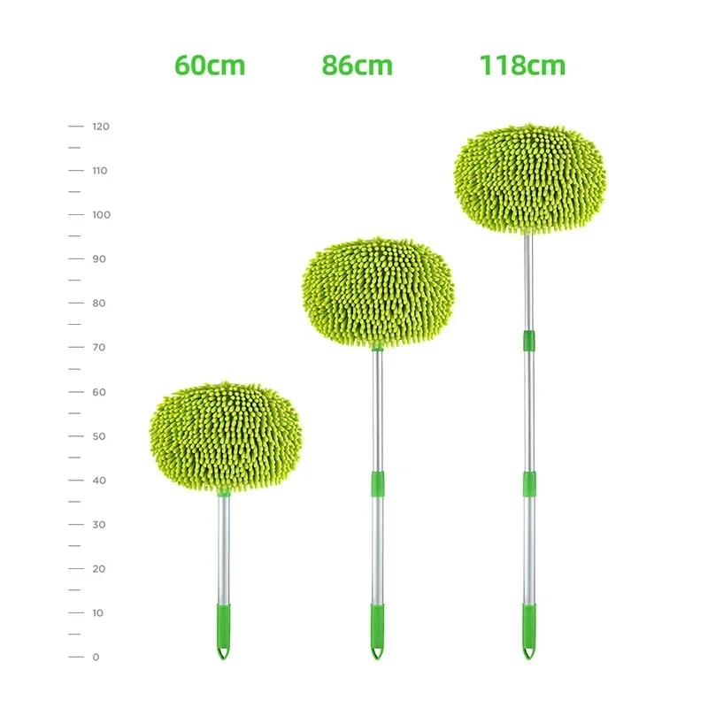 Universal Adjustable Telescoping Long Handle Cleaning Mop Car Detailing Washing Brush Tool Auto Accessories Car Cleaning Tools