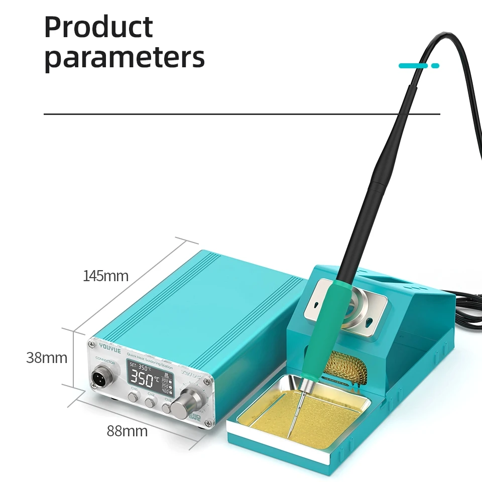 

UYUE Upgraded 75W T210C Soldering Station electric soldering iron Full Set for Electronics DIY