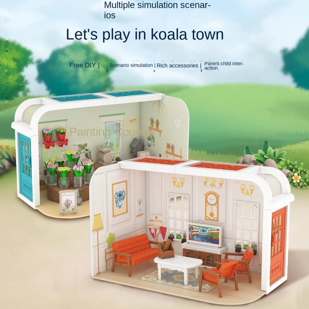 Meble do domku dla lalek kuchnia miniaturowa scena zabawka miniaturowe przedmioty akcesoria do domku dla lalek model mebli