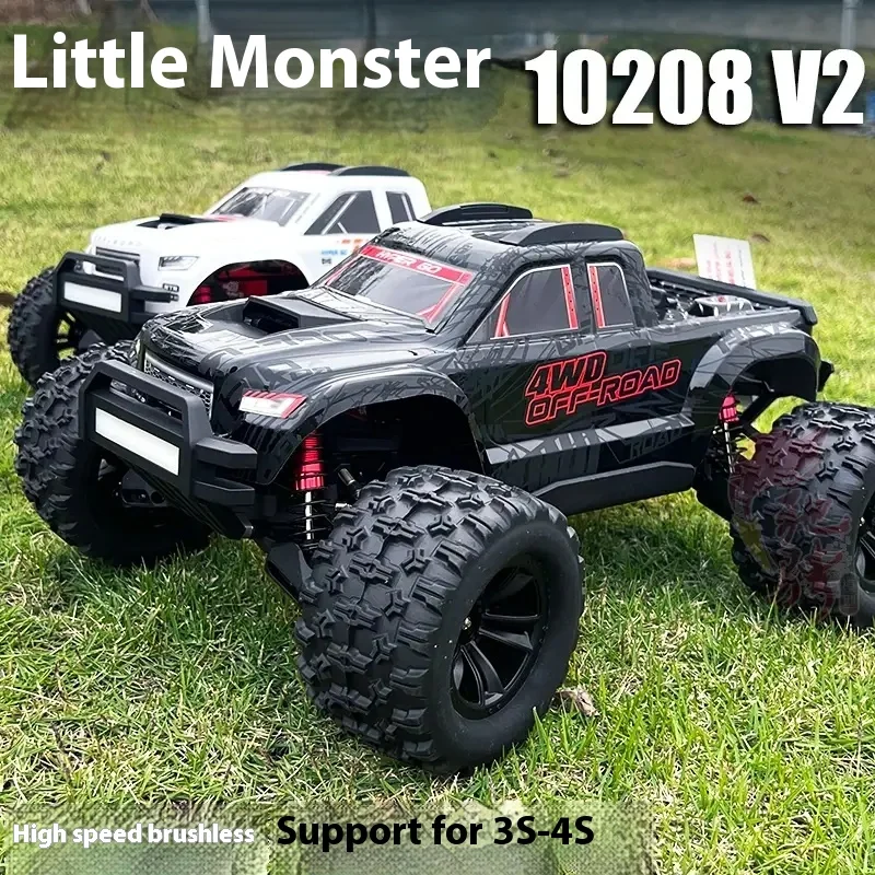 

Новый MJX 10208 Small Monster 1/10 Hypergo 2.4G Бесщеточный высокоскоростной RC Профессиональный внедорожный автомобиль с дистанционным управлением для взрослых Радиоуправляемые автомобили