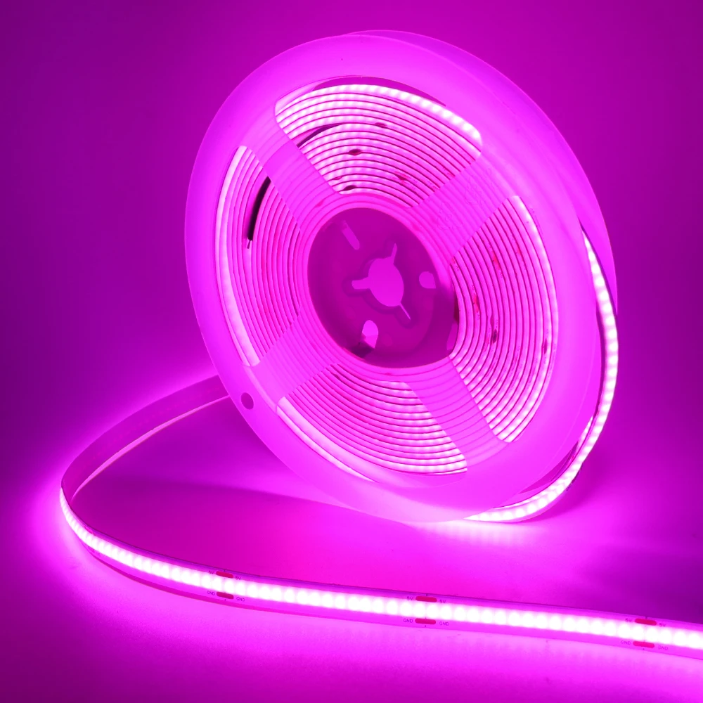 5 V USB COB Led Streifen Licht 320 Leds/M Weiß/Rot/Grün/Blau/eisblau/Rosa PCB 3 MM 5 MM 8 MM Flexible Band Nacht Lampe TV Hintergrundbeleuchtung