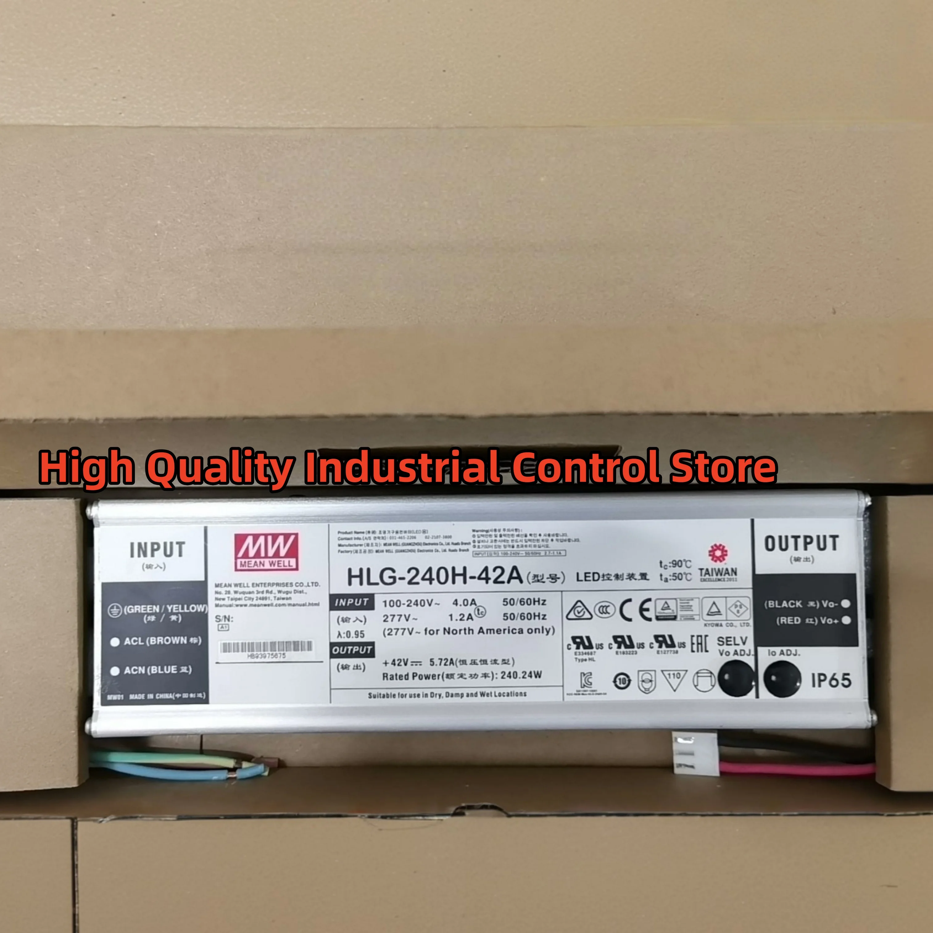 

HLG-240H-42A | Совершенно новый HLG-240H-42B 42 В | Импульсный источник питания 42 В