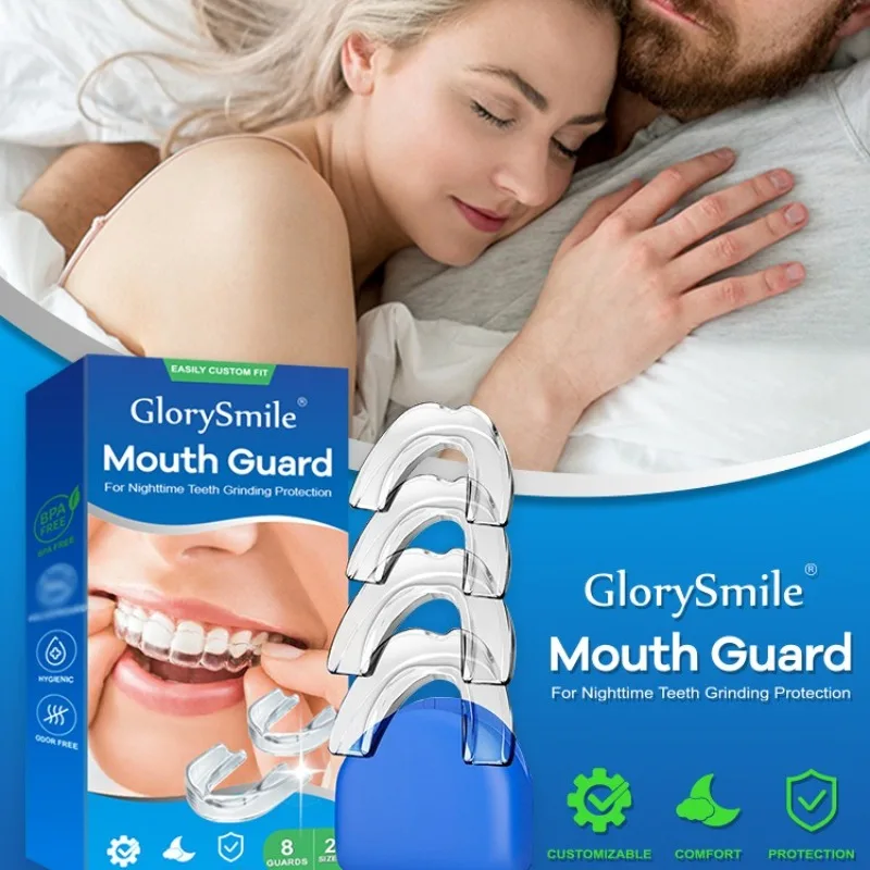 

Dental Orthodontic Braces Teeth Grind Clench Bruxism Night Anti Snoring Smile Teeth Alignment Trainer Instant Braces Tooth Tray