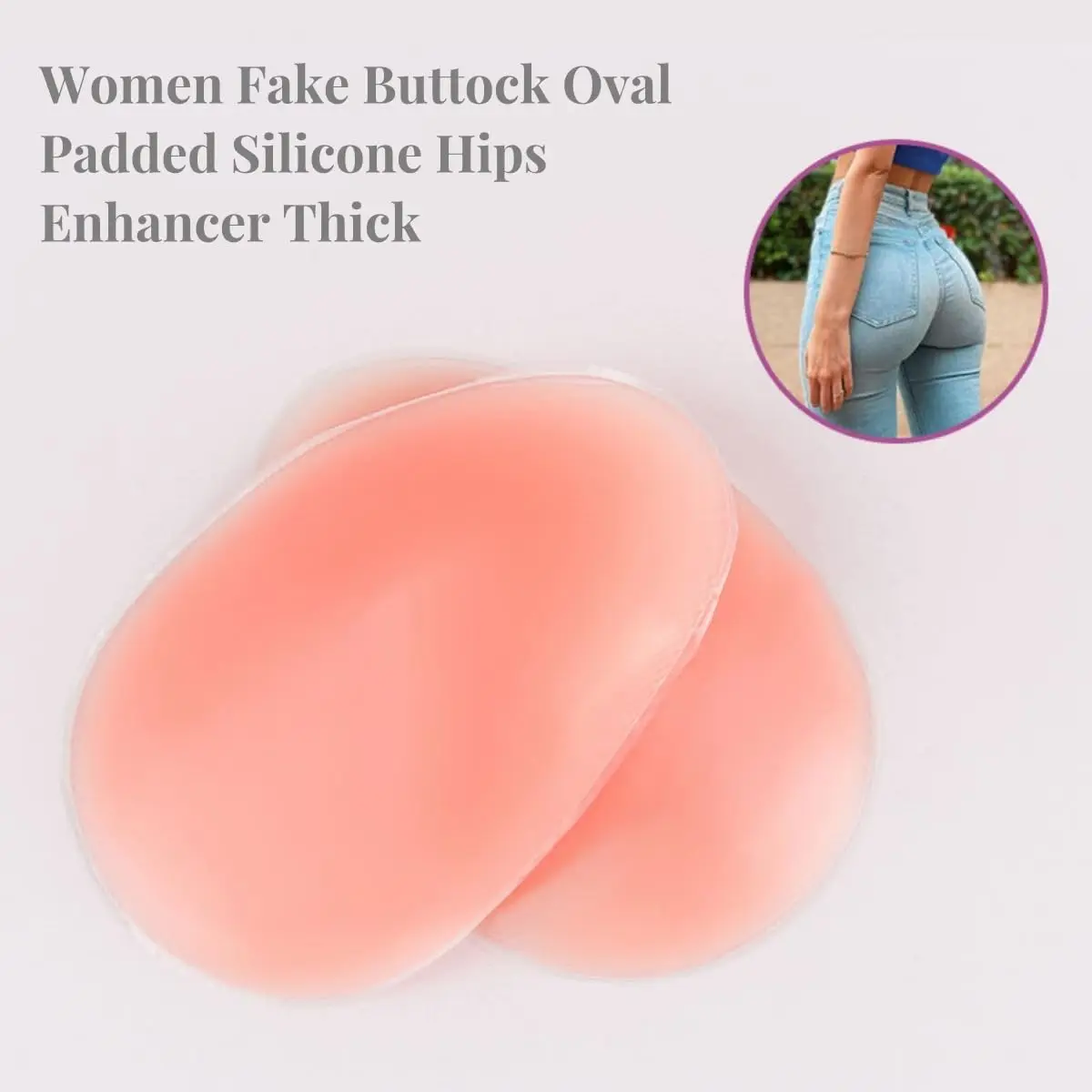 Silicone Butt Pads Fake Buttock Butt Lifter Enhancer Shaper Panties Underwear