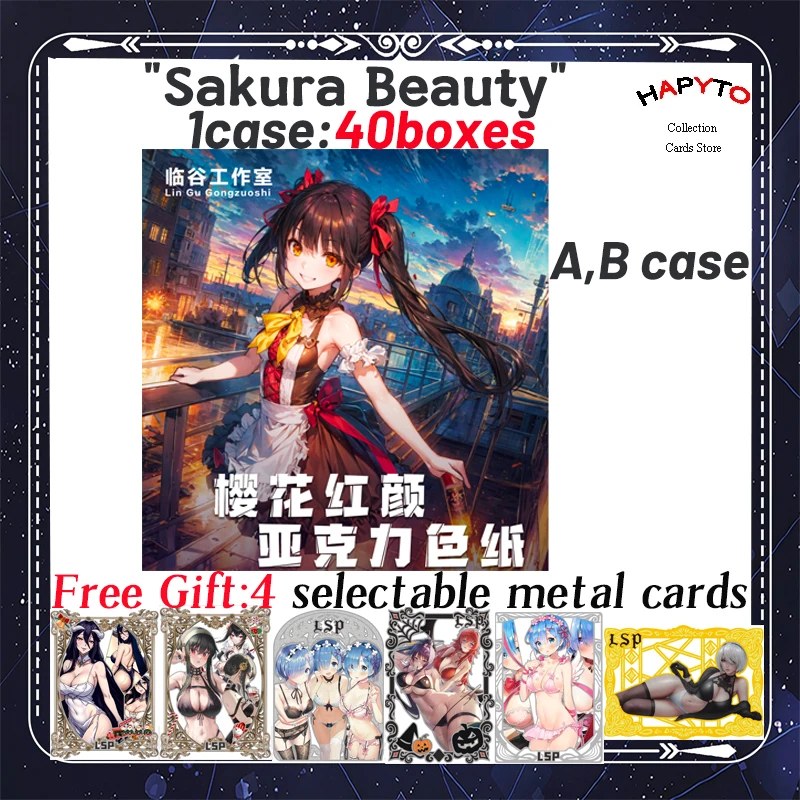 

"Sakura Beauty" Goodes Card Goddess Story Card Dream Maiden Anime Hobby CCG Collection Card LSP SSP Rare Card Toy Gifts