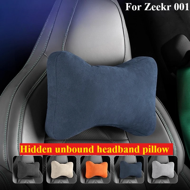 

For Zeekr 001 2024 2021 2022 2023 Car Styling Headrest Pillow Lumbar Support Neck Pillow Cushion Interior Decoration Accessories