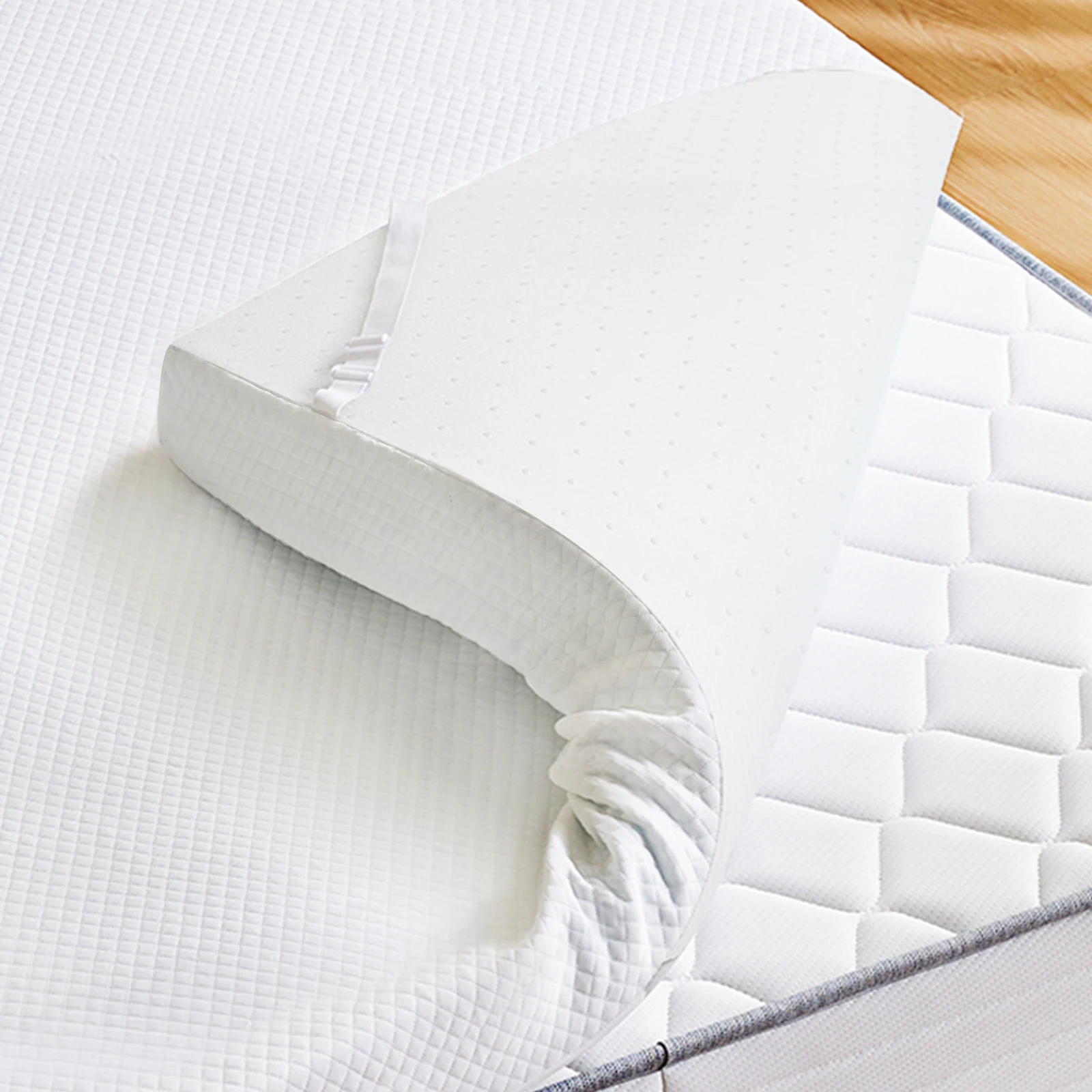 

Наматрасник JHK 4 дюйма из гелевой пены с эффектом памяти, съемный чехол, полноразмерный, охлаждающий, мягкий и дышащий