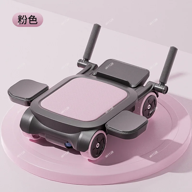 4-Wheel Rebound Ab Roller High Efficiency Home Fitness Equipment for Core Abdominal Training