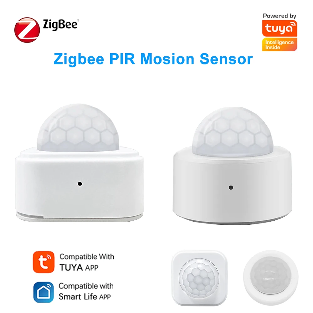 Taya Zigbee Smart PIR Motion Sensor Human Body Infrared Detector Security Burglar Alarm Smartlife APP Remote Real-time Moniting