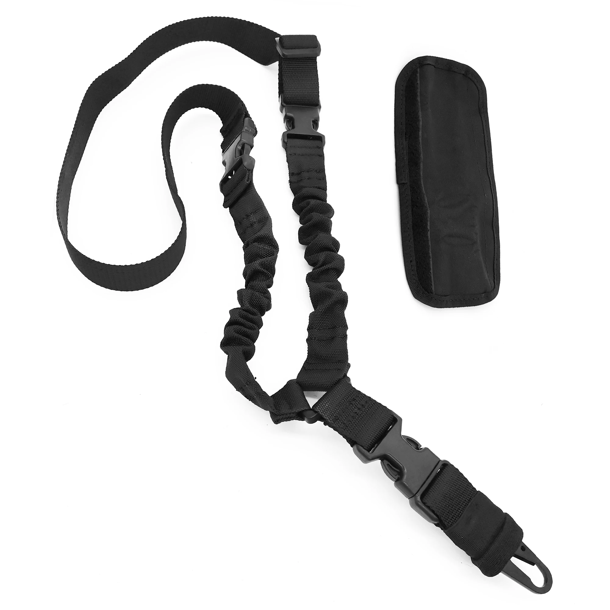 Tactical Gun Slings w. Quick Release & Simple Shoulder Pad for AR15- 1 Point Single-Point Traditional Rifle Sling