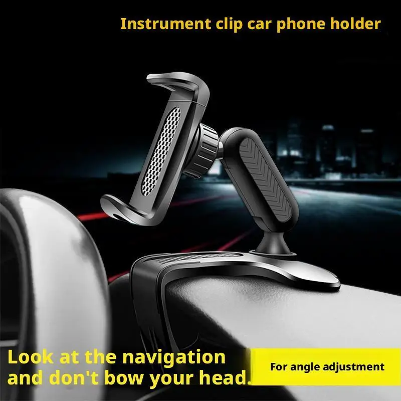 الدورية حامل هاتف السيارة لوحة القيادة السيارات مشبك الملاحة المحمول عرض كليب الهاتف الخلفي نوع الملحقات حامل مرآة I4K2 #3