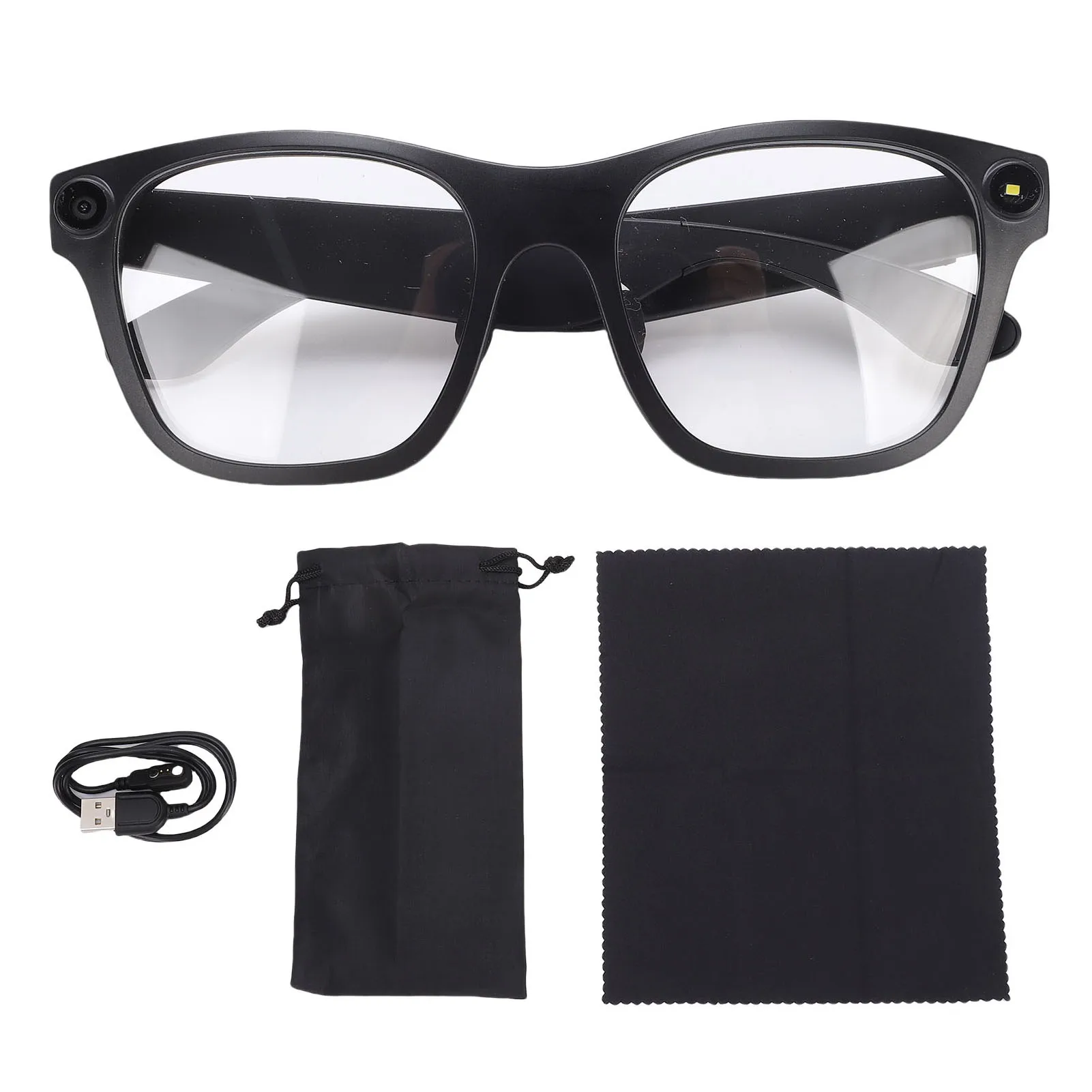 

Умные очки с переводчиком AI 1080P HD, носимые очки для записи видео, спортивные очки для камеры на открытом воздухе для передачи музыкальных вызовов