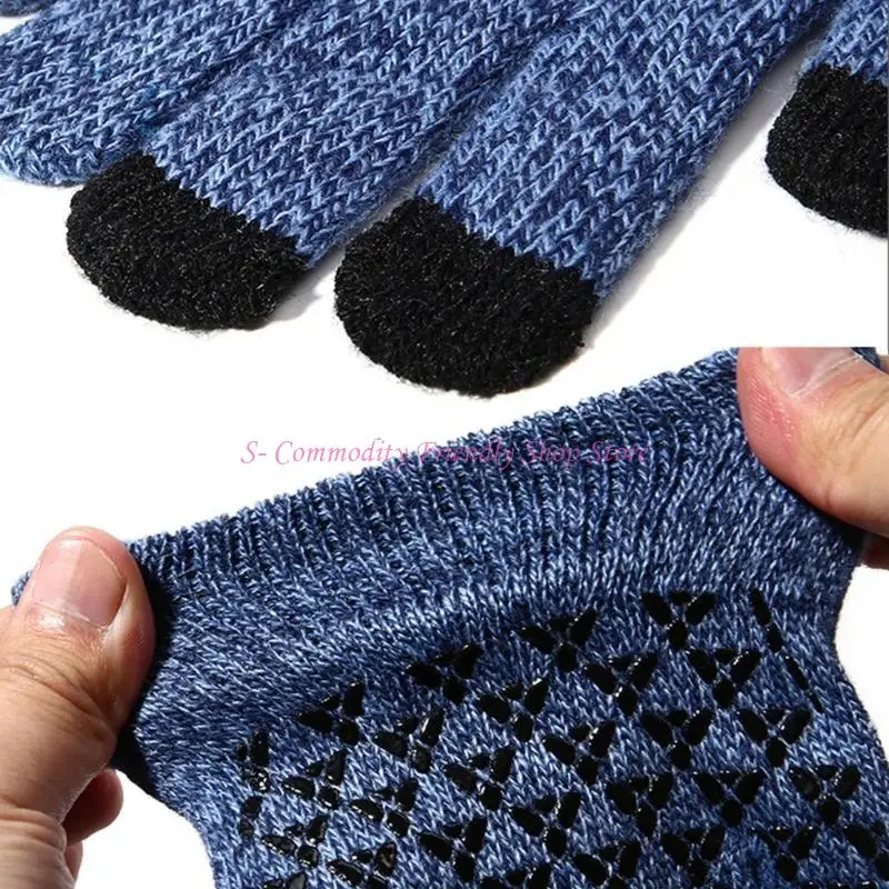 

85AE Children Touchscreenes Gloves Winter Thermal Gloves Running Gloves Warm Knitted Gloves Birthday Gift for Boys Girls