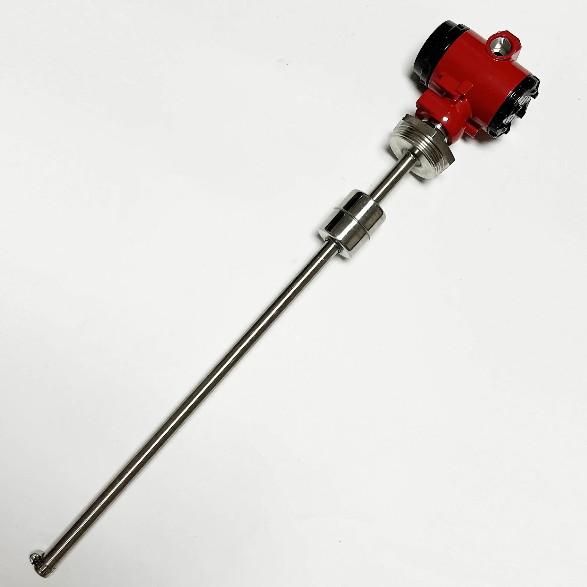 Tank Continuous Magnetic Float Level Sensor Transmitter Water Level Control Fuel Liquid Vertical 4-20mA