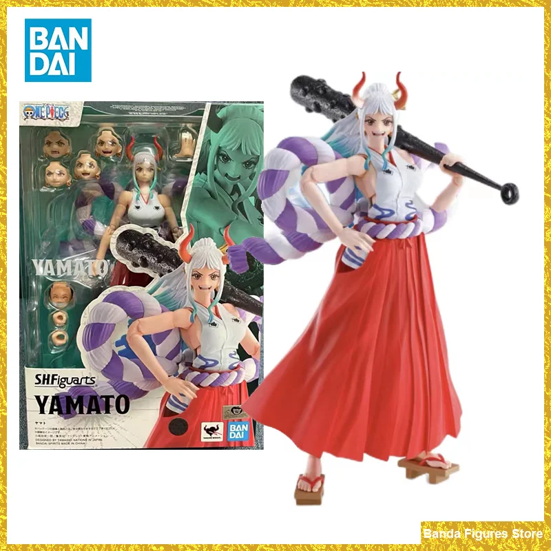 

Original Bandai S.H.Figuarts Yamato SHF Kaido One Piece Ghost Island Crusade Assembly In Stock Anime Action Figures Toys