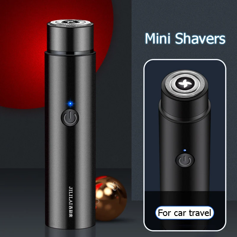 Mini Electric Shavers Automatic Razor Trimmer Portable Beard bass Shaver Fast Rechargeable Razors Travel Car Shaving Machine