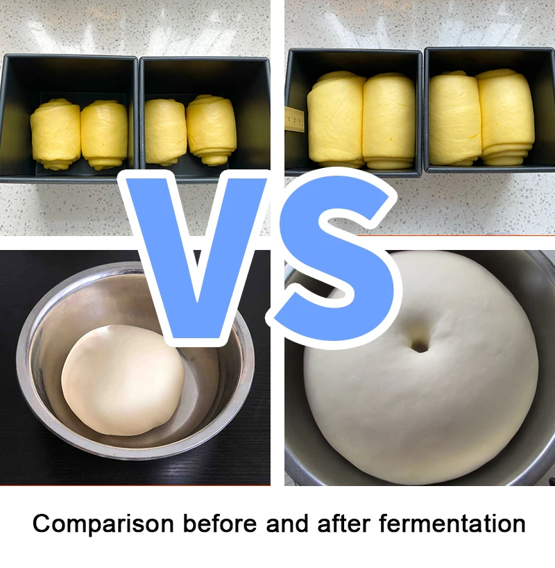 باخرة أوتوماتيكية تجارية تخمير 18 صينية Proofer مبرد تجميد الخبز العجين Proofer مع غرفة التخمير