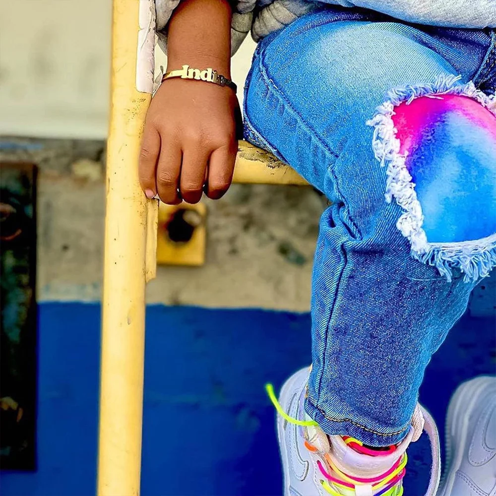 Customize Personalized Bracelets For Children. Unique Stainless Steel Jewelry Bracelet, An Ideal Gift for Children