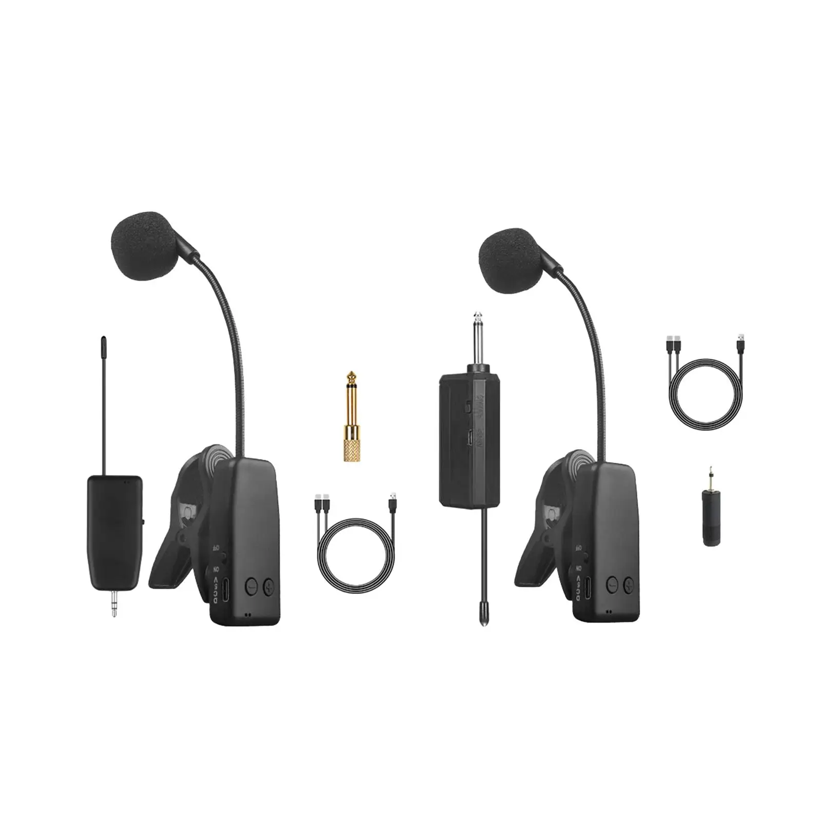 

Инструментальный микрофон для саксофона и трубы Прочный зажим для динамика на микрофоне