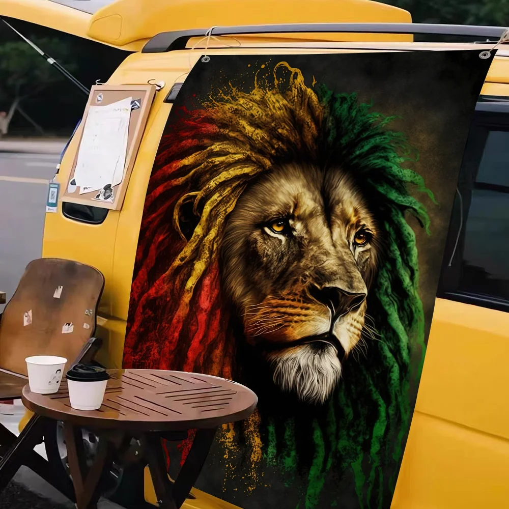 B-Bob M-Marley R-Rasta Lions flag For Wall Hanging Banner Decoration Household Home Decor Outdoor Camping