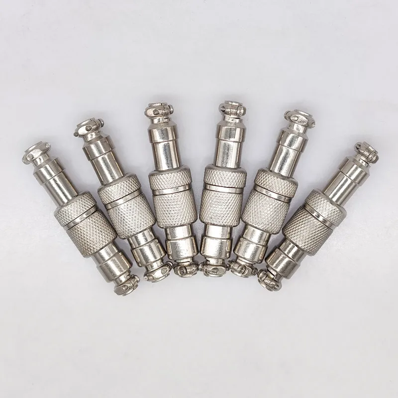 5pcs GX12 Cable butt joint connector push pull circular plug 2pin3pin4pin5pin6pin 5A 125v Male-Female butt  Connectors