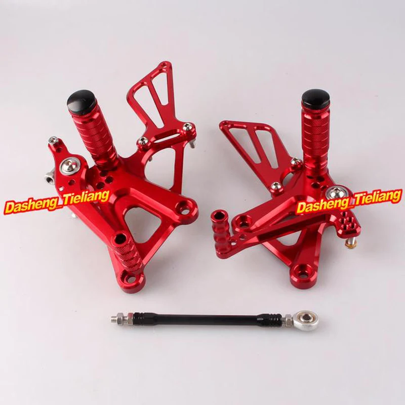 Motorcycles Adjustable Rearset Rear Set Footpegs Foot Rest Peg For Honda CBR 250R 2010-2013 Spare Parts Pair