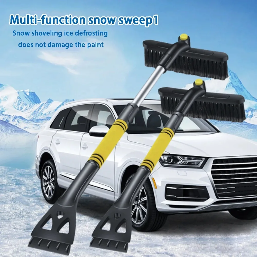 Car Snow Plow Tool Snow Brush Defrosting And Deicing Shovel Multi-purpose Snowscraper Car 3-in-1 Snow Shovel Car Accessory