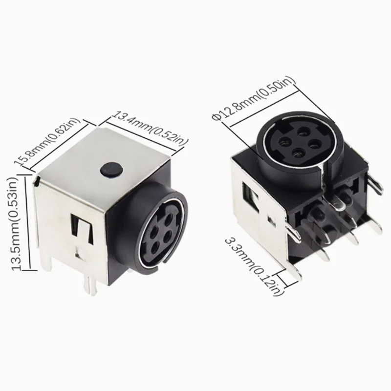 Zacisk żeński S Duży 4-żyłowy 3-żyłowy zacisk S Gniazdo zaciskowe DIN-4P Złącze DIN-422 mpc-4-02