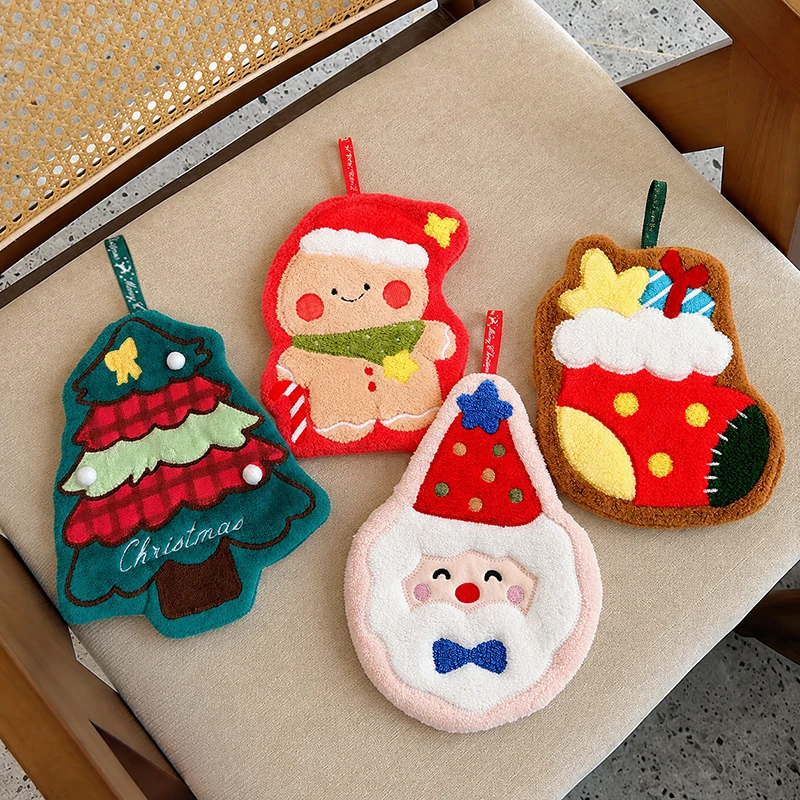 Christmas Hand Towels, Absorbent Kitchen Decor